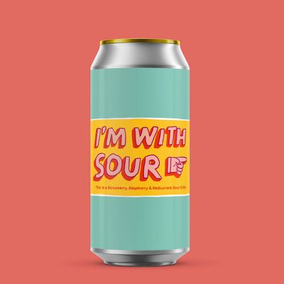 Pretty Decent I'm With Sour Strawberry, Raspberry &amp; Redcurrant Sour