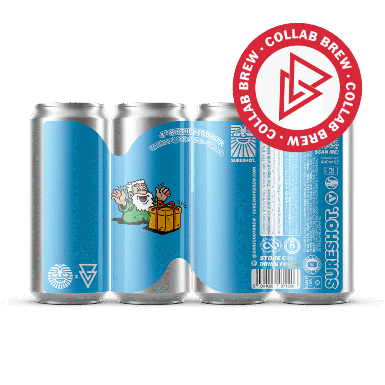 Sureshot x Azvex 4th Birthday TDH IPA Sureshot x Azvex 4th Birthday TDH IPA