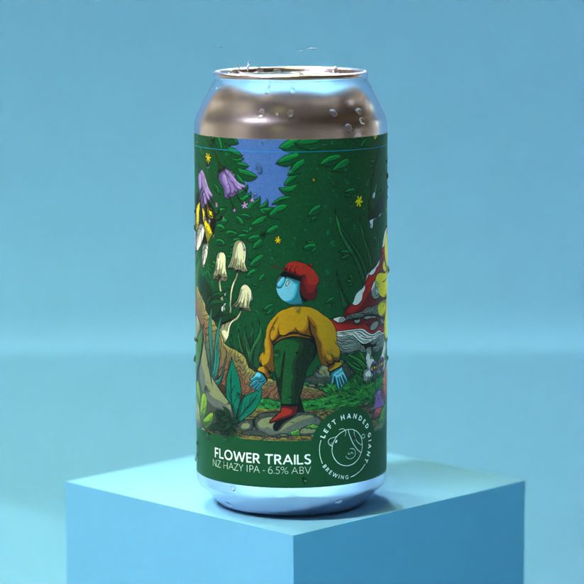 Left Handed Giant Flower Trails NZ Hazy IPA Left Handed Giant Flower Trails NZ Hazy IPA
