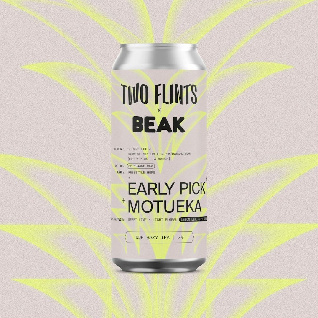 Two Flints x Beak EARLY Pick Motueka DDH IPA