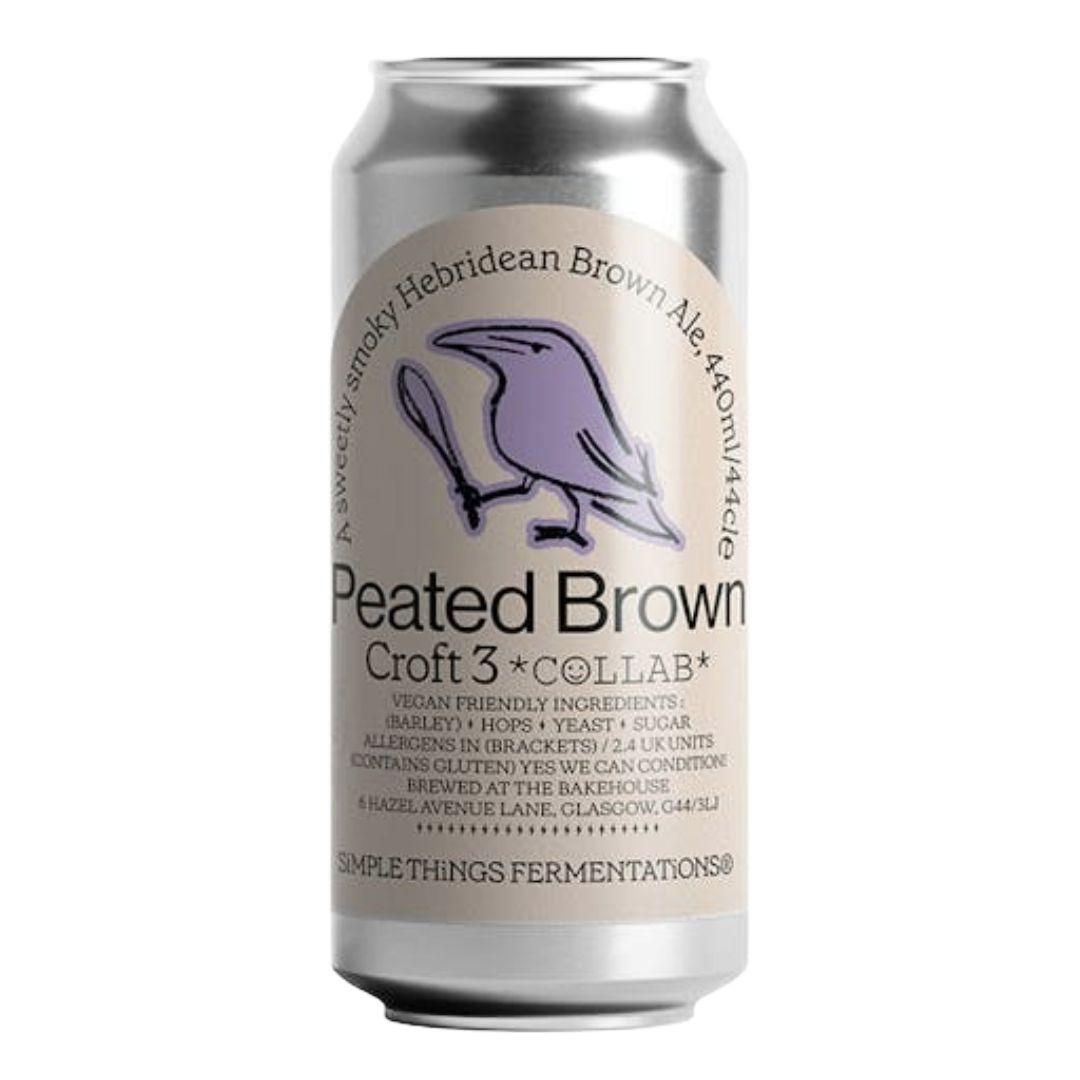 Simple Things Fermentation x Croft 3 Peated Brown Ale