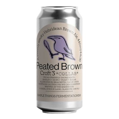Simple Things Fermentation x Croft 3 Peated Brown Ale
