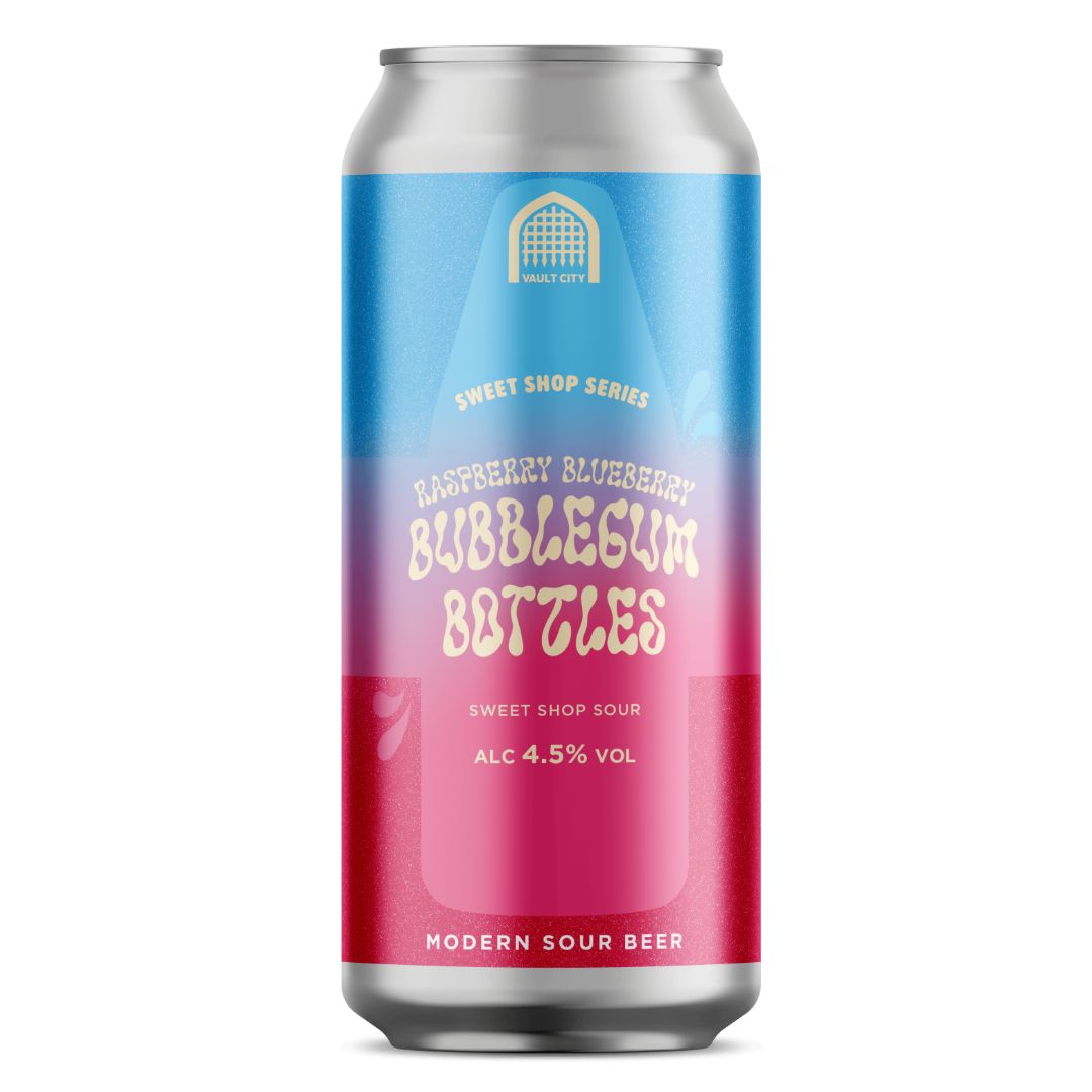 Vault City Raspberry Blueberry Bubblegum Bottles Sour
