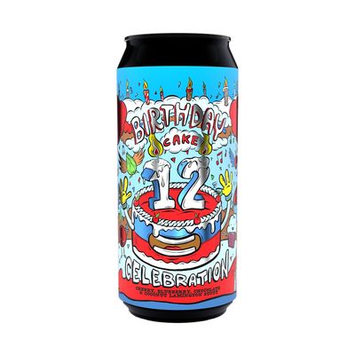 Amundsen 12th Birthday Cake Celebration Cherry Blueberry Chocolate Coconut Lamington Stout