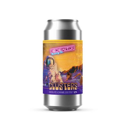 Neon Raptor Clusters Chocolate &amp; Caramel Egg Stout