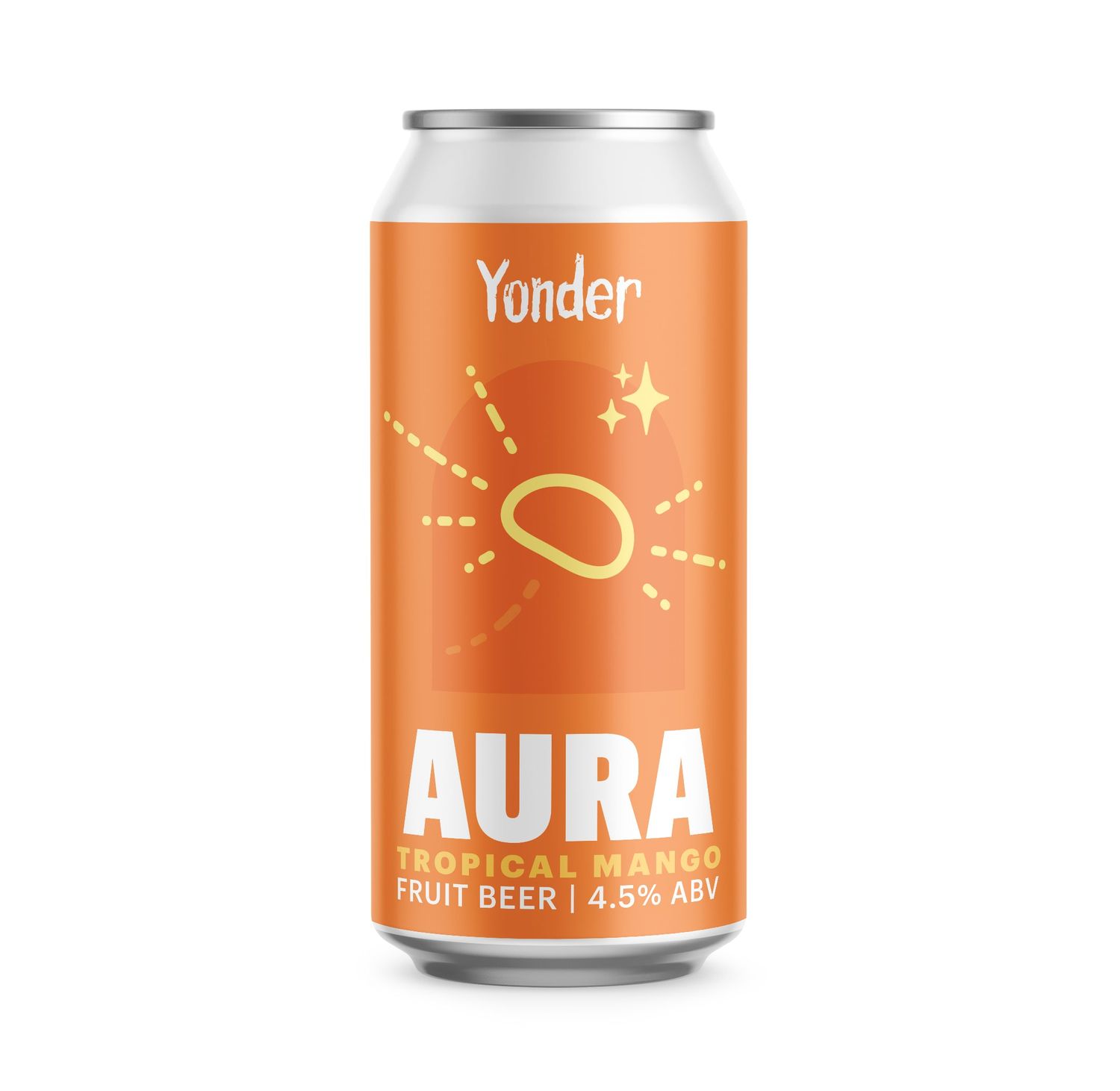 Yonder Aura Tropical Mango Fruit Beer