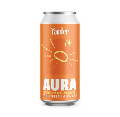 Yonder Aura Tropical Mango Fruit Beer