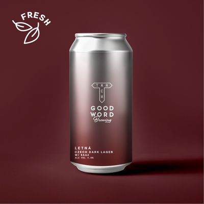 Track x Good Word Letna Czech Dark Lager