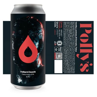 Polly's Valiant Deeds Oatcream IPA Polly's Valiant Deeds Oatcream IPA