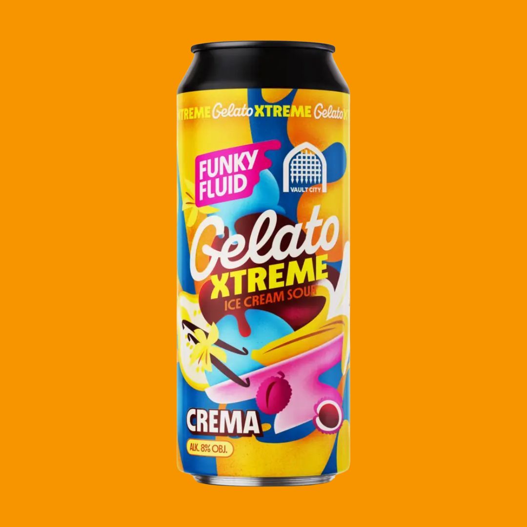 Funky Fluid x Vault City Gelato XTREME Crema Ice Cream Sour Funky Fluid x Vault City Gelato XTREME Crema Ice Cream Sour