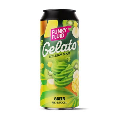 Funky Fluid Gelato Green Ice Cream Sour Funky Fluid Gelato Green Ice Cream Sour