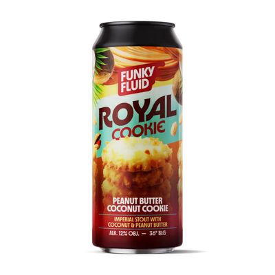 Funky Fluid Royal Cookie Peanut Butter Coconut Cookie Imperial Stout