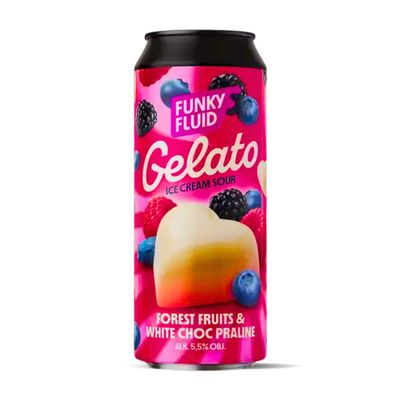 Funky Fluid Gelato Forest Fruits & White Choc Praline Ice Cream Sour Funky Fluid Gelato Forest Fruits & White Choc Praline Ice Cream Sour