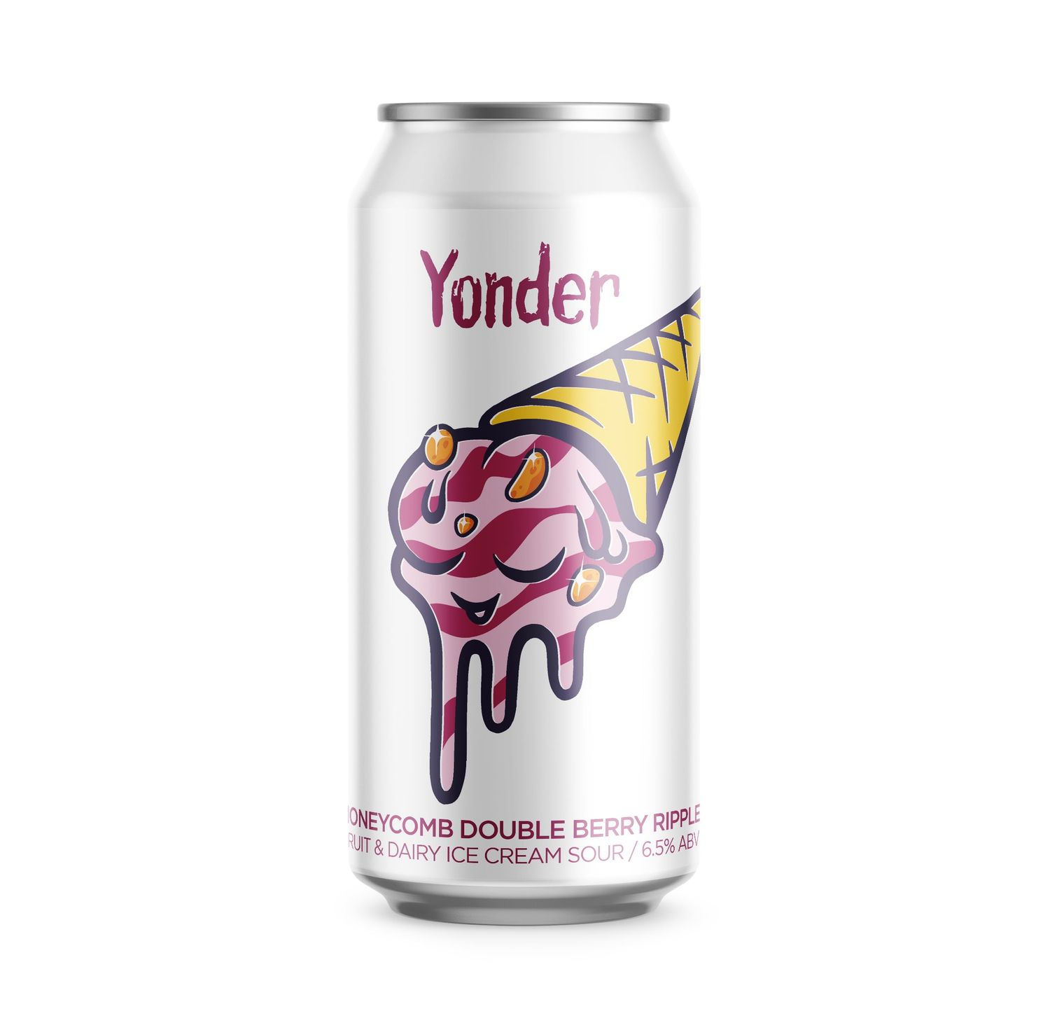 Yonder Honeycomb Double Berry Ripple Ice Cream Sour