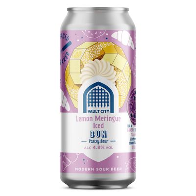 Vault City Lemon Meringue Iced Bun Pastry Sour