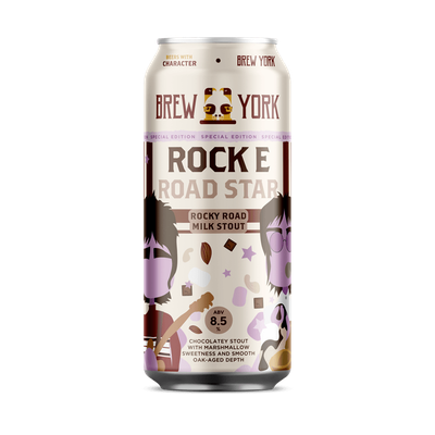 Brew York Rock E Road Star Rocky Road Milk Stout Brew York Rock E Road Star Rocky Road Milk Stout
