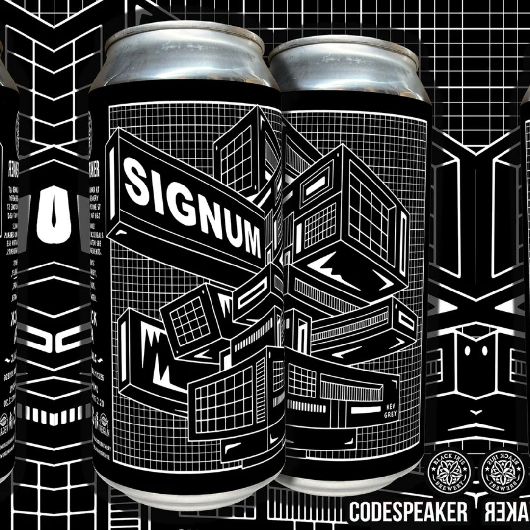 Black Iris x Codespeaker Signum Black IPA