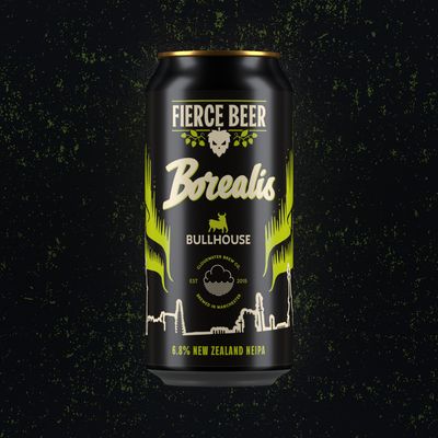 Fierce x Cloudwater x Bullhouse Borealis 2026 NE IPA Fierce x Cloudwater x Bullhouse Borealis 2026 NE IPA