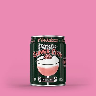 Whitebox Raspberry Clover Club Cocktail