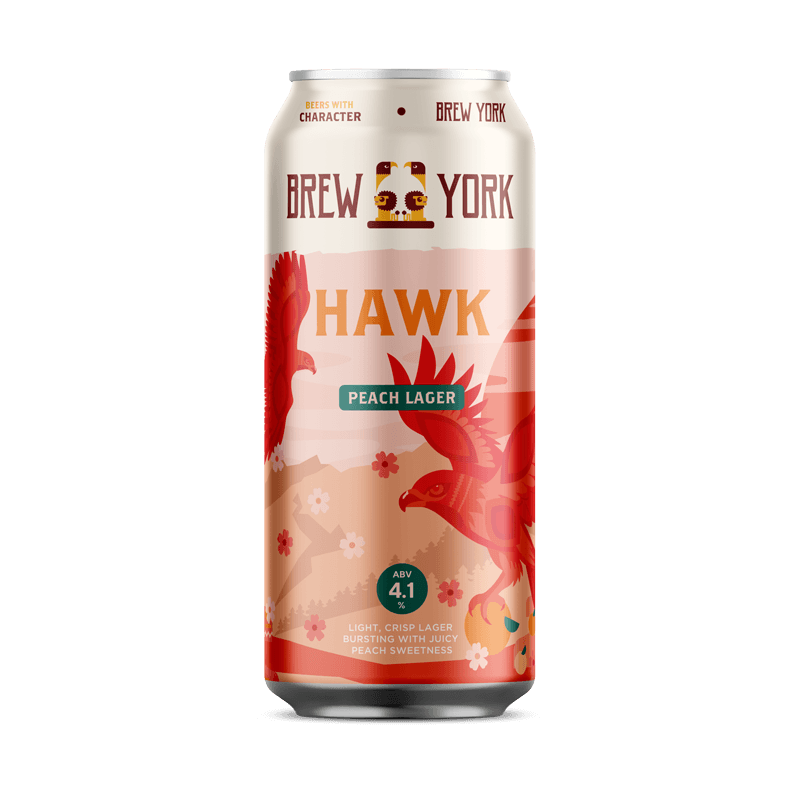 Brew York Hawk Peach Lager