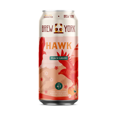 Brew York Hawk Peach Lager