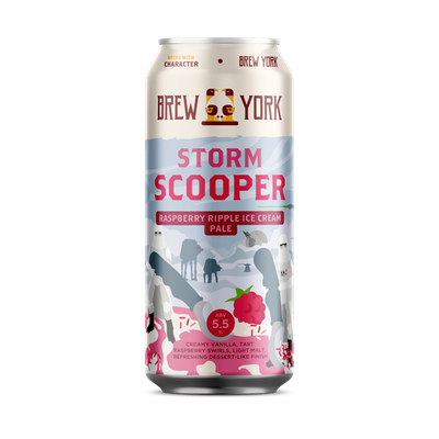 Brew York Storm Scooper Raspberry Ripple Ice Cream Pale Ale