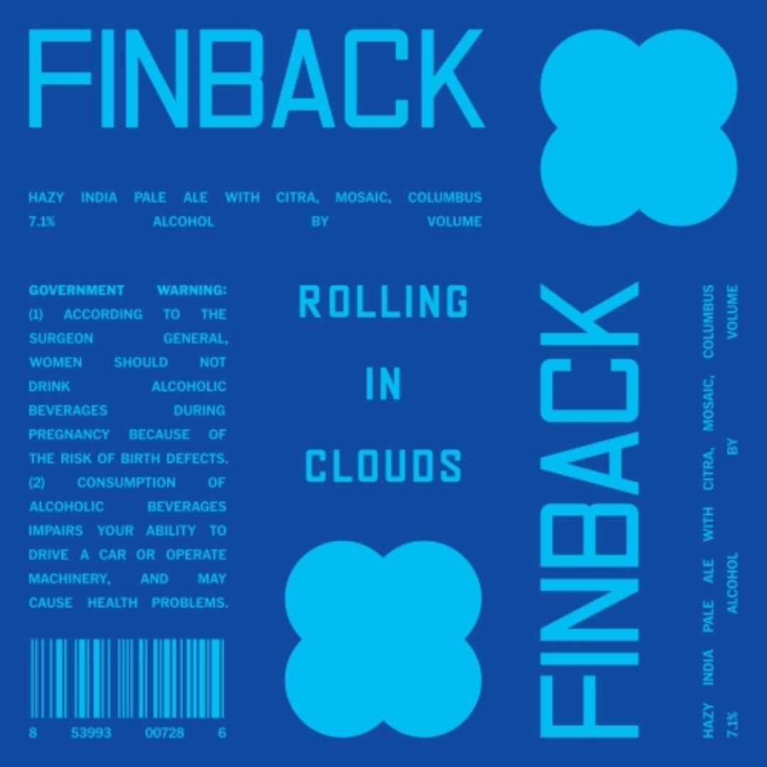 Finback Rolling In Clouds IPA
