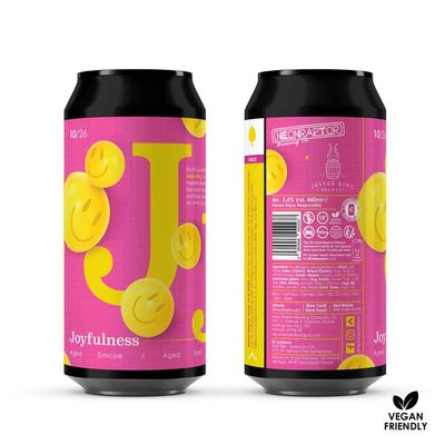 Neon Raptor x Jester King Joyfulness Table Beer