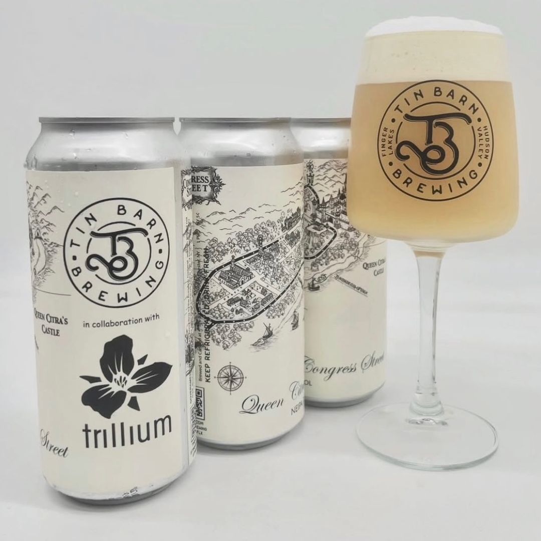 Tin Barn x Trillium Queen Citra On Congress Street NE IPA Tin Barn x Trillium Queen Citra On Congress Street NE IPA