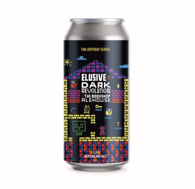 Elusive x Dark Revolution x Bookshop Alehouse Yellows NE Pale Ale Elusive x Dark Revolution x Bookshop Alehouse Yellows NE Pale Ale