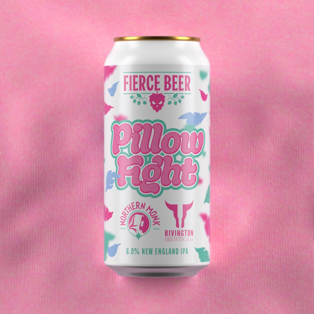 Fierce x Northern Monk x Rivington Pillow Fight NE IPA Fierce x Northern Monk x Rivington Pillow Fight NE IPA