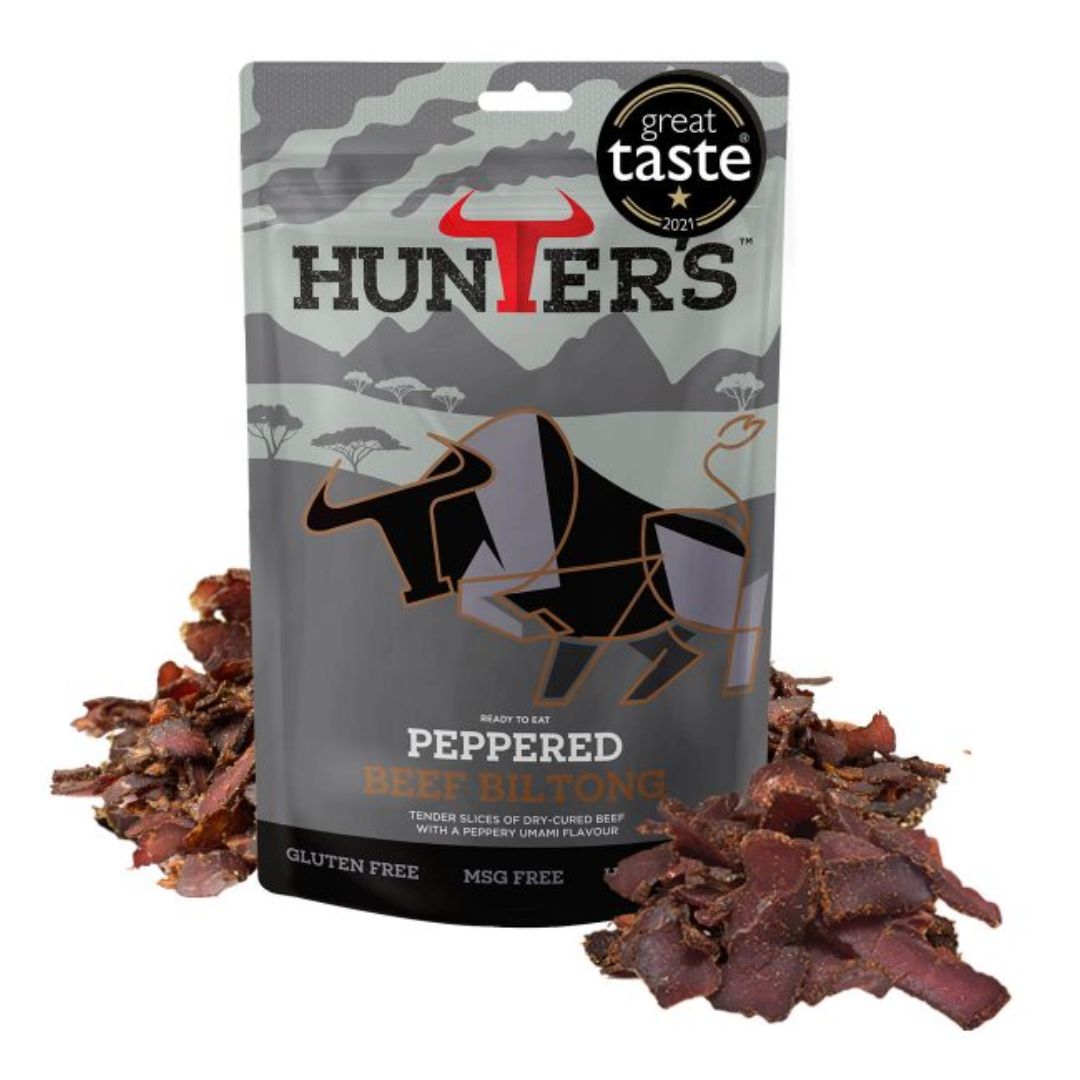 Hunters Peppered Beef Biltong Hunters Peppered Beef Biltong