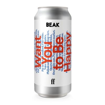 Beak x Faber & Faber I Want You To Be Happy DDH Pale Ale Beak x Faber & Faber I Want You To Be Happy DDH Pale Ale