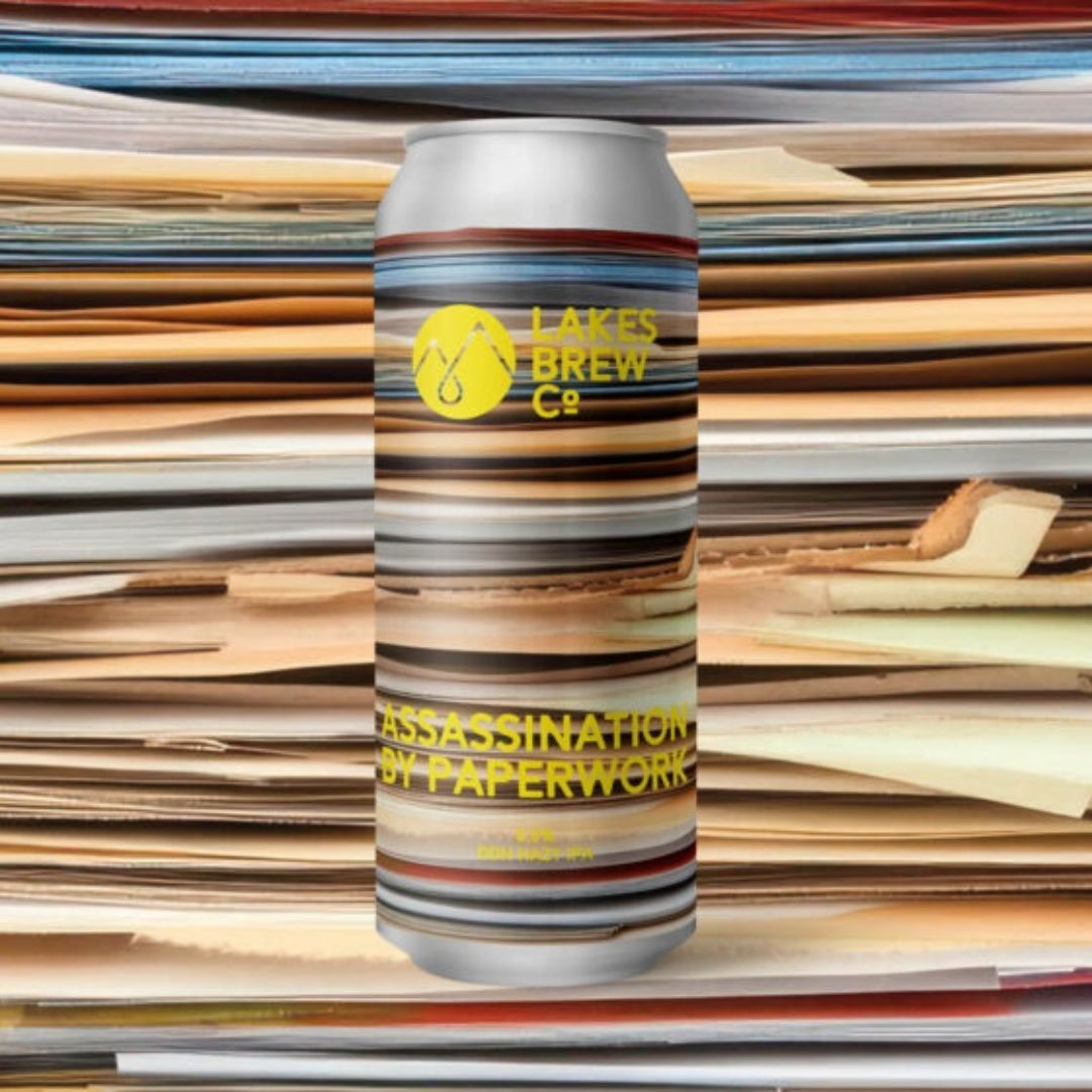 Lakes Assassination By Paperwork DDH Hazy IPA Lakes Assassination By Paperwork DDH Hazy IPA