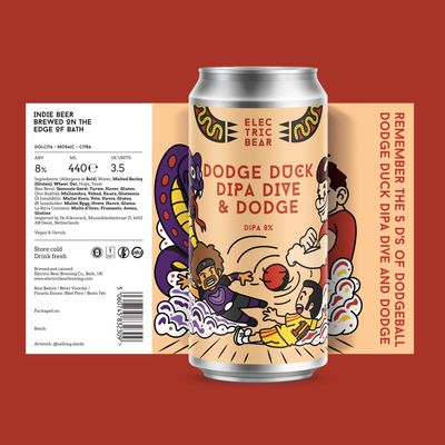 Electric Bear Dodge Duck DIPA Dive & Dodge DIPA Electric Bear Dodge Duck DIPA Dive & Dodge DIPA