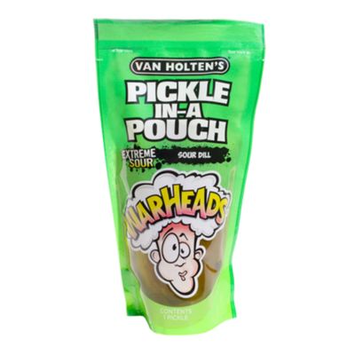 Van Holten's Warheads Extreme Sour Dill Pickle in a Pouch Van Holten's Warheads Extreme Sour Dill Pickle in a Pouch