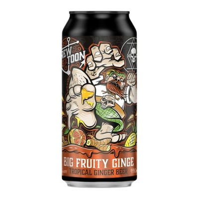 Brew Toon x DMC Big Fruity Ginge Tropical Ginger Beer Brew Toon x DMC Big Fruity Ginge Tropical Ginger Beer