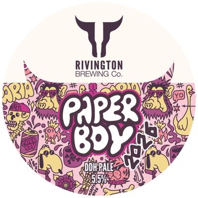 Rivington x Paria Paperboy 2026 DDH Pale Ale Rivington x Paria Paperboy 2026 DDH Pale Ale