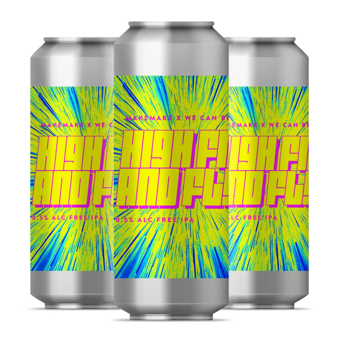 Makemake x We Can Be Friends High Five and Fly Alcohol Free IPA