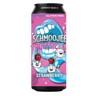 Imprint Schmoojee Puffsicle Strawberry Sour