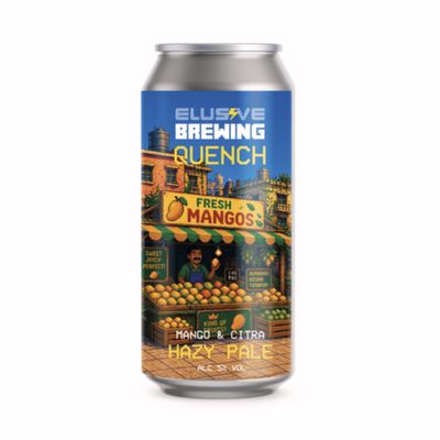 Elusive Quench Mango & Citra Hazy Pale Ale Elusive Quench Mango & Citra Hazy Pale Ale