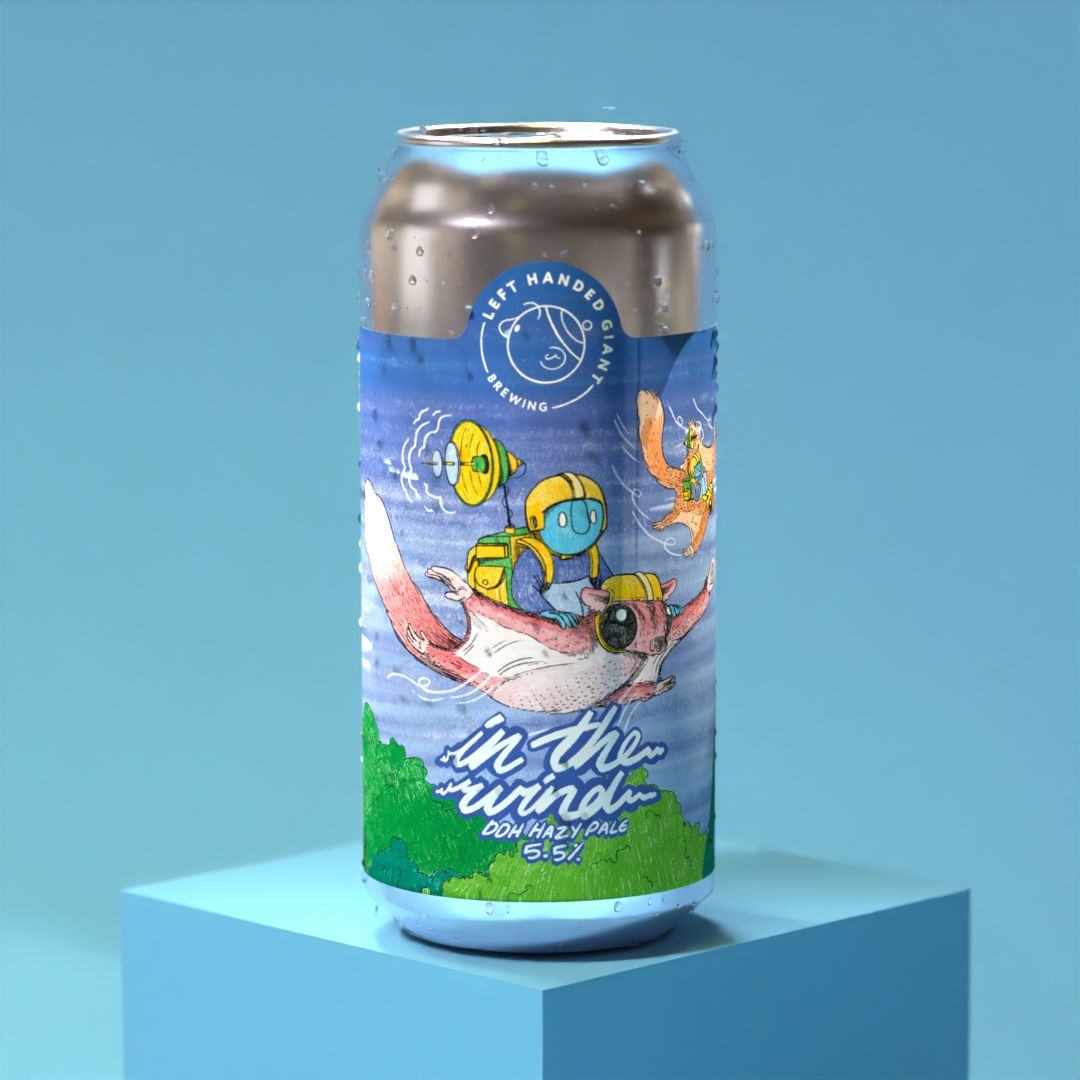 Left Handed Giant In The Wind DDH Hazy Pale Ale Left Handed Giant In The Wind DDH Hazy Pale Ale