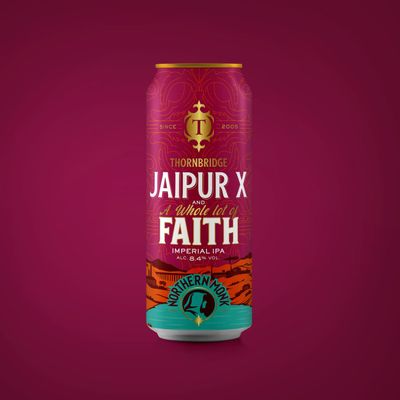 Thornbridge x Northern Monk Jaipur X &amp; A Whole Lot of Faith DIPA