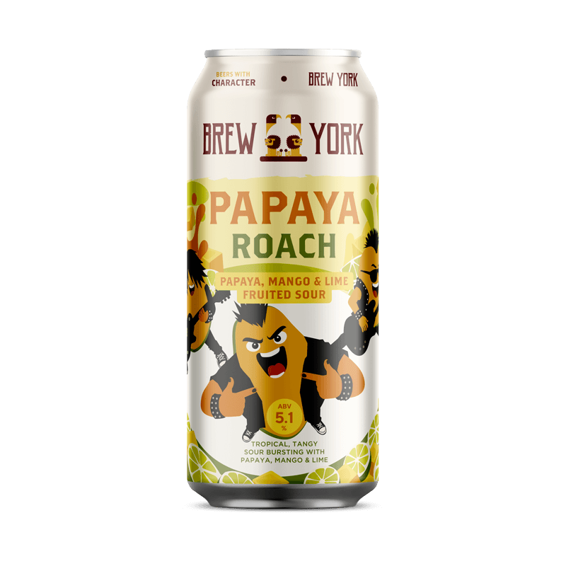 Brew York Papaya Roach Fruited Sour Brew York Papaya Roach Fruited Sour