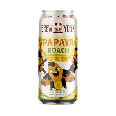 Brew York Papaya Roach Fruited Sour Brew York Papaya Roach Fruited Sour