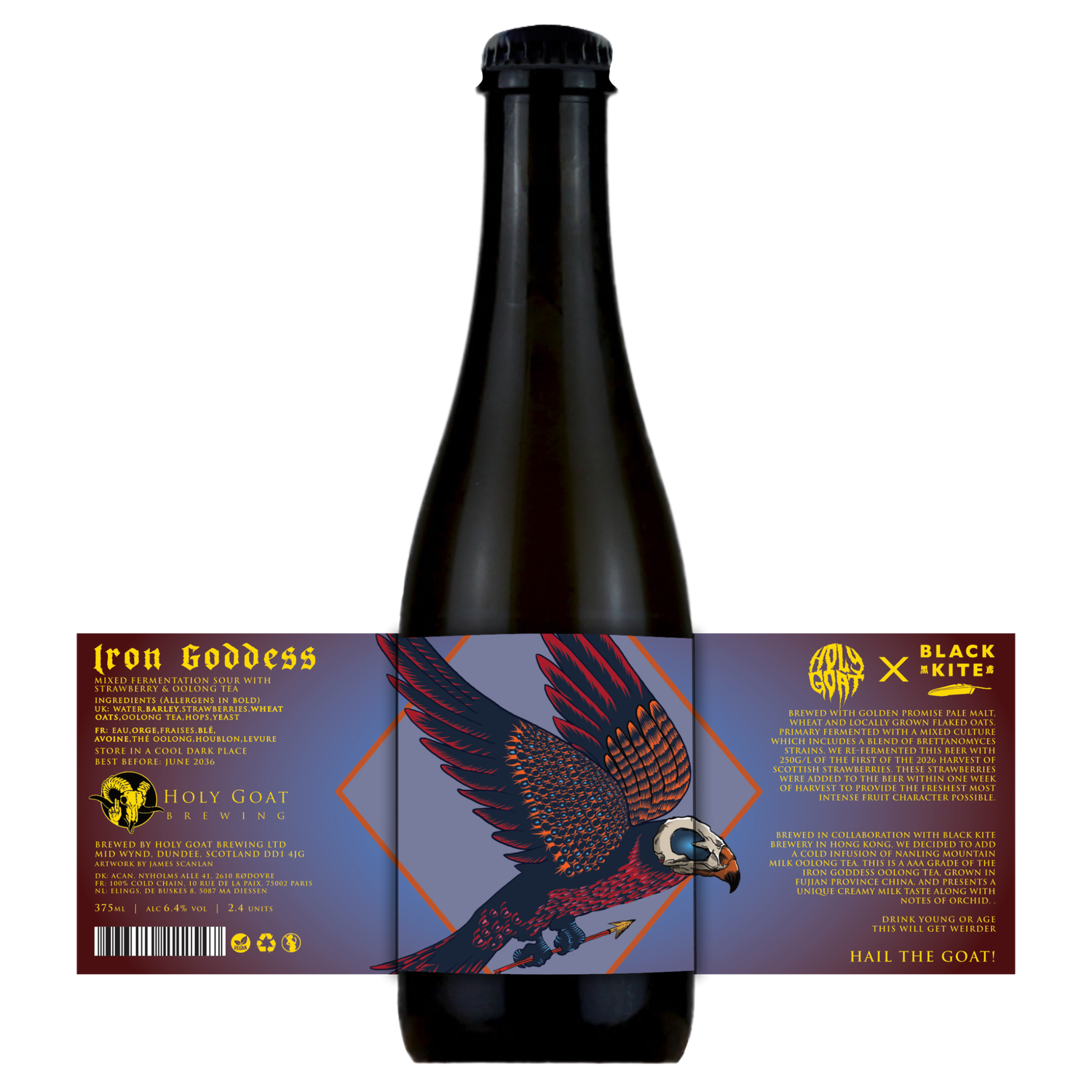 Holy Goat x Black Kite Iron Goddess Mixed Fermentation Sour