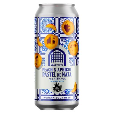 Vault City Peach & Apricot Pastel De Nata Sour Vault City Peach & Apricot Pastel De Nata Sour