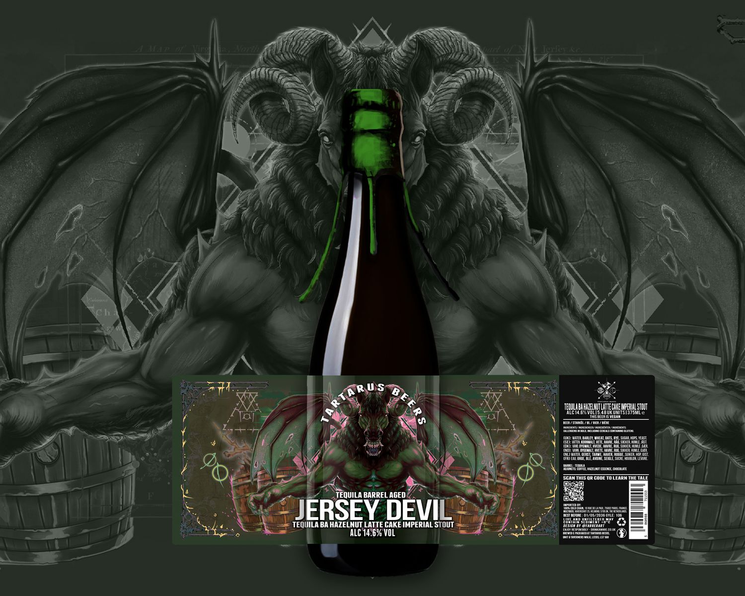 Tartarus TEQUILA BA Jersey Devil BA Imperial Stout Tartarus TEQUILA BA Jersey Devil BA Imperial Stout