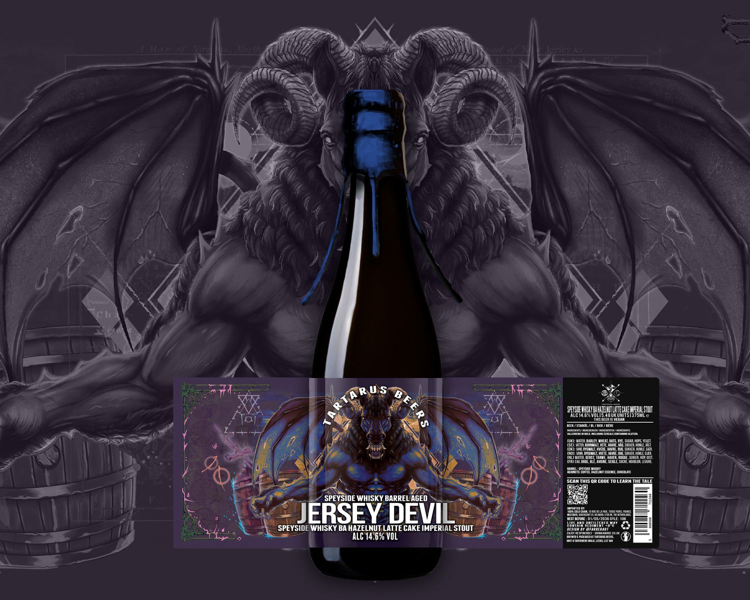 Tartarus SPEYSIDE WHISKY BA Jersey Devil BA Imperial Stout Tartarus SPEYSIDE WHISKY BA Jersey Devil BA Imperial Stout