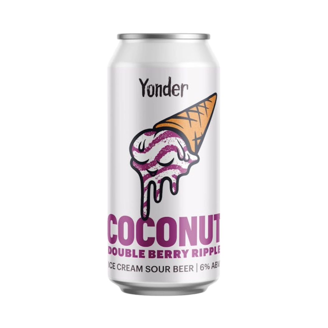 Yonder Coconut Double Berry Ripple Ice Cream Sour
